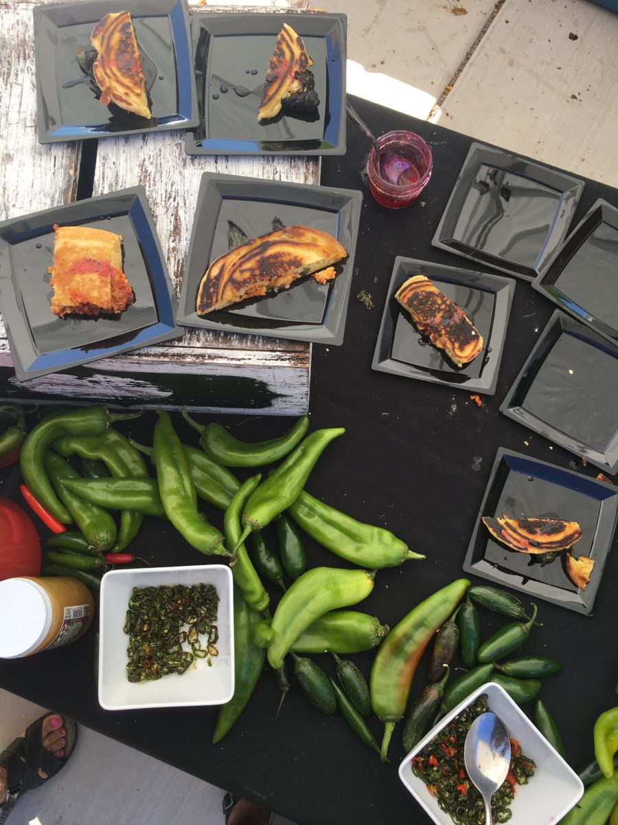 Chile Rellano Stuffed Pancakes